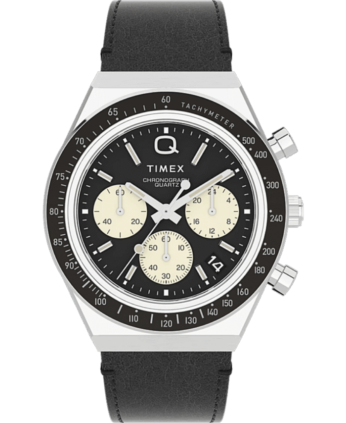 40mm Leather Strap Watch